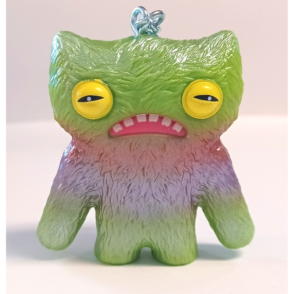 Fuggler Series 2 Wide Eyed Weirdo Green Ombre Vinyl Keychain Blind Bag Figure